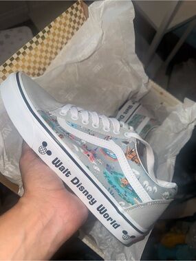Walt Disney World Light Gray Low-Top Vans